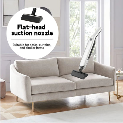 MDHAND Cordless Stick Vacuum Cleaner, 10KPa Suction 120W Power