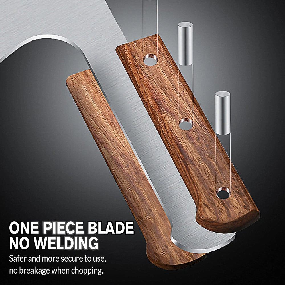 MDHAND 6 Inch Meat Cleaver, Heavy Duty Bone Chopper Knife