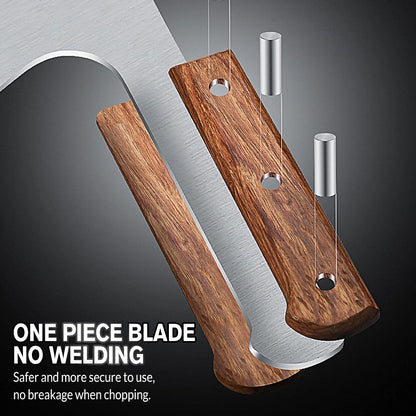 MDHAND 6 Inch Meat Cleaver, Heavy Duty Bone Chopper Knife