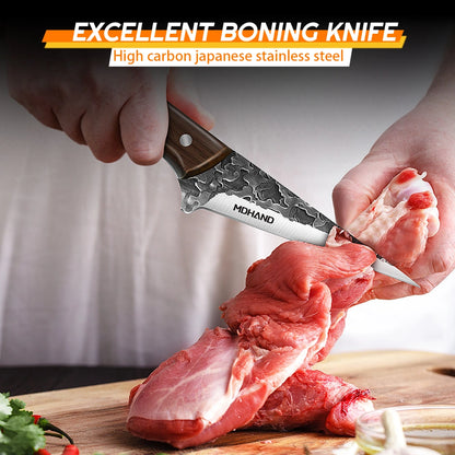 MDHAND Knife Set, 14pcs Japanese Knife Set, Premium German Stainless Steel Kitchen Knife Set