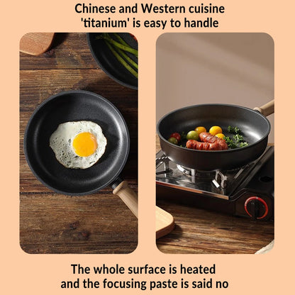 MDHAND 11 Inch Nonstick Frying Pan with Lid, Glass Cover and Protective Felt Pad