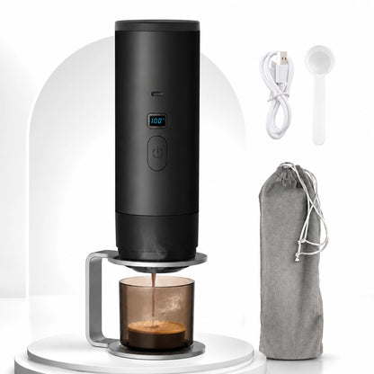MDHAND Portable Coffee Maker, USB-C Rechargeable 3-in-1 Espresso Machine