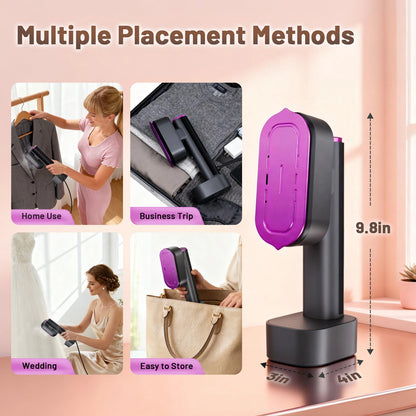 MDHAND 1200W Travel Steam Iron, 190ml Water Tank, 6 Modes