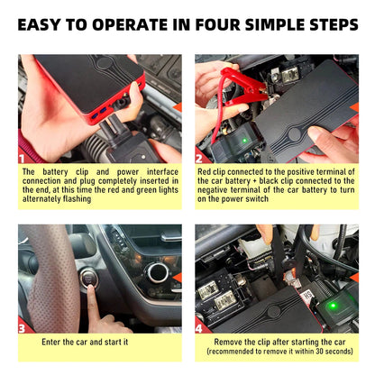 MDHAND Car Jump Starter, 20000mAh Peak 12V Battery Jump Box