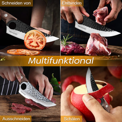 MDHAND 5.8-Inch Kitchen Knife, Sharp 4Cr14 Steel Blade with Wooden Handle