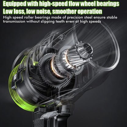 MDHAND handheld turbo blower, portable cordless dust and leaf cleaner with powerful airflow and ergonomic design.