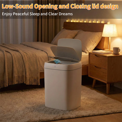 MDHAND 3 Gal Smart Trash Can, Motion Sensor, Touchless Lid