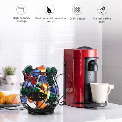MAHAND MDHAND K Cup coffee pods organizer holder for home, featuring multiple compartments for easy storage and access.