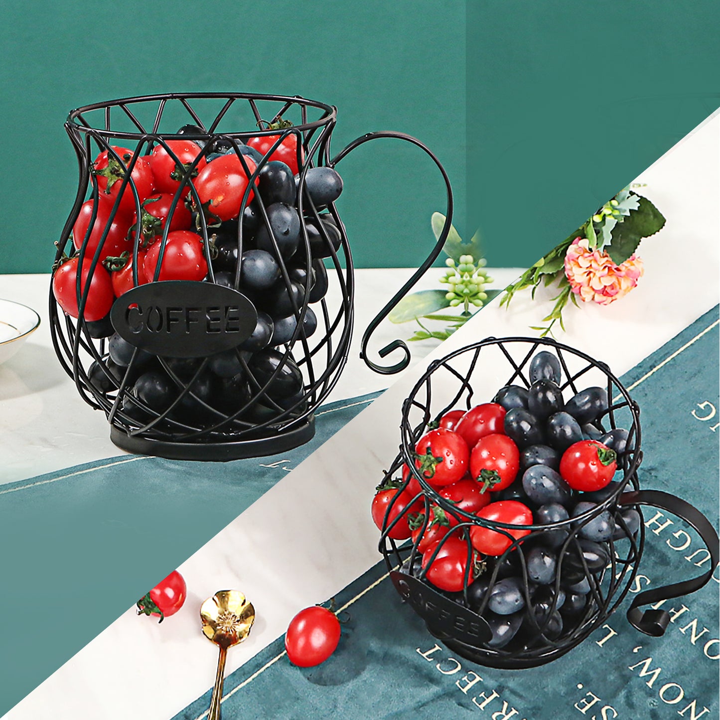MAHAND MDHAND K Cup coffee pods organizer holder for kitchen storage, compact home furnishing for easy coffee pod access
